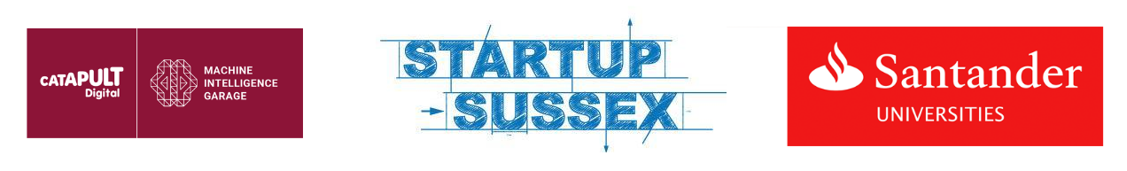 Revision.ai awards are listed here, including Startup Sussex 2020, Santander Universities 2021+2023, and Digital Catapult - Machine Learning Garage, 2022